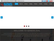 Tablet Screenshot of genesiszeal.com
